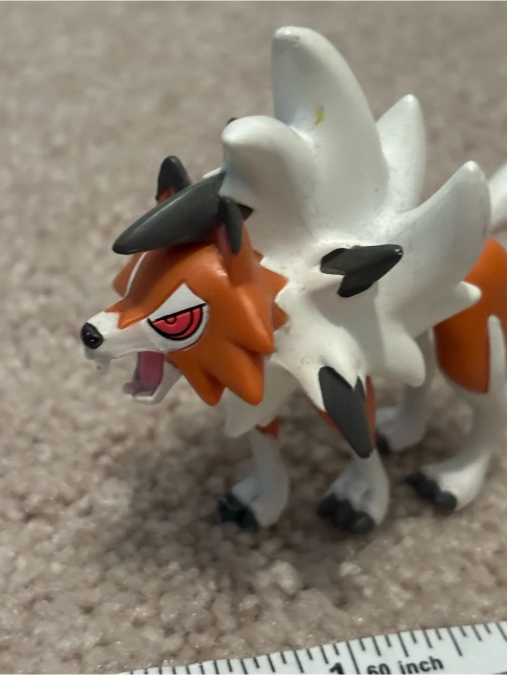 Pokemon Tomy Moncolle Lycanroc Dusk Form Action Figure Articulated Toy Battle